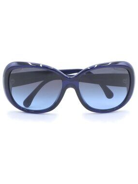 Chanel Sunglasses Camellia Navy Eyewear